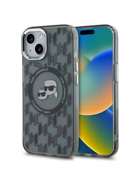 KARL LAGERFELD KARL LAGERFELD Etui na telefon Apple iPhone 15 Plus Czarny