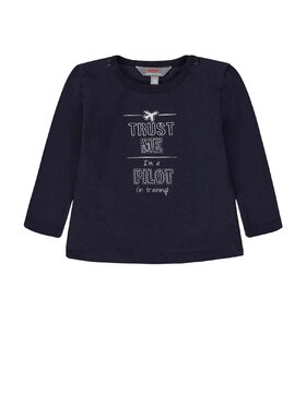 Kanz Kanz Bluzka 1846601-3105 Niebieski Basic Fit