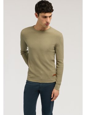 Trussardi Trussardi Sweter M0548000059N014 Zielony Regular Fit