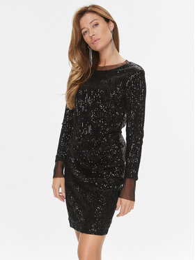 Boss Boss Коктейльна сукня Edegra1 50498573 Чорний Slim Fit