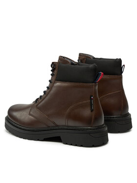 Tommy Jeans Pohodni čevlji Tjm Lace Up Boot EM0EM01446 Rjava