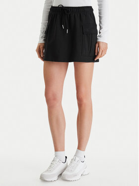 Calvin Klein Jeans Calvin Klein Jeans Fustă mini Monogram LV047B268G Negru Regular Fit