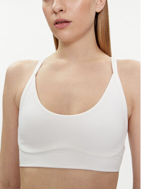 Under Armour Špotni Nedrček Ua Motion Bralette 1384055-100 Bela Fitted Fit