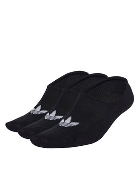 adidas adidas Sada 3 párů kotníkových ponožek unisex JV7442 Černá