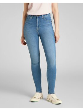 Lee Lee Jeansy IVY Niebieski Skinny Fit