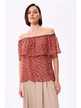 blue shadow blue shadow Bluzka Endi Kolorowy Standard Fit