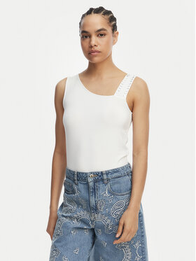 Liu Jo Beachwear Liu Jo Beachwear Top VA6033 JS360 Valge Regular Fit