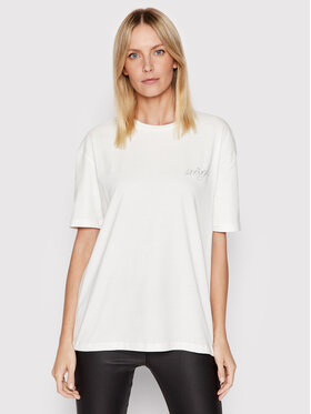 Vero Moda Vero Moda T-Shirt Grocody 10261041 Biały Relaxed Fit