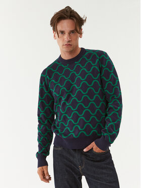 United Colors Of Benetton United Colors Of Benetton Sweater 1094K104X Sötétkék Regular Fit