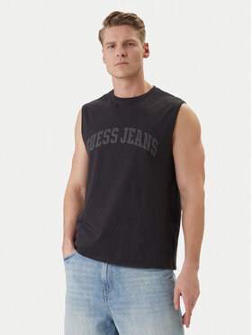 Guess Jeans Guess Jeans Tank top M6GPB2 K8FQ4 Czarny Regular Fit