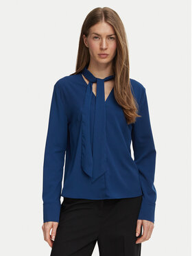 Calvin Klein Calvin Klein Bluse LV044H115G Dunkelblau Regular Fit