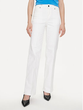 United Colors Of Benetton United Colors Of Benetton Blugi 49FWDE01S Alb Flare Fit
