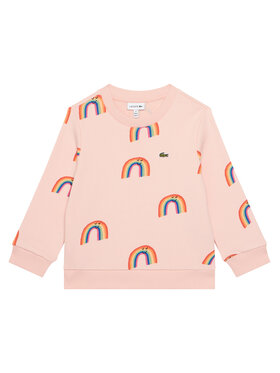 Lacoste Lacoste Світшот SJ8433 Рожевий Regular Fit