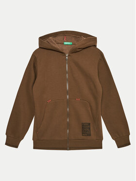 United Colors Of Benetton United Colors Of Benetton Felpa 3HLMC504I Marrone Regular Fit