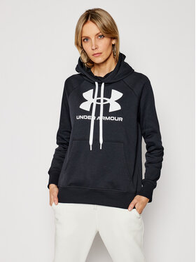 Under Armour Under Armour Pulóver Ua Rival Fleece Logo 1356318 Fekete Loose Fit