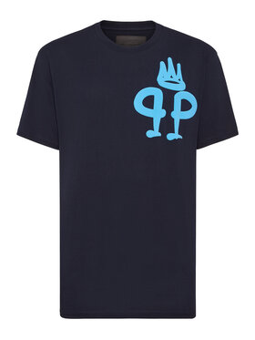 PHILIPP PLEIN PHILIPP PLEIN Tričko 9417 Modrá Regular Fit