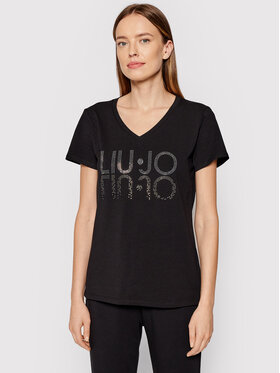 Liu Jo Sport Liu Jo Sport Тишърт TF1217 J9944 Черен Regular Fit