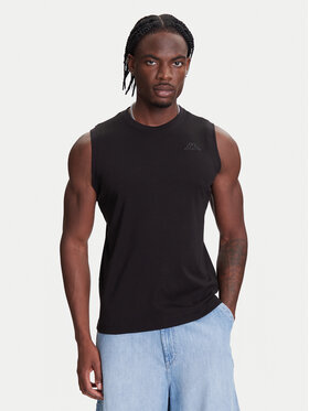 Kappa Kappa Tank top Logo Corpo Cadwal 303HZB0 Czarny Regular Fit