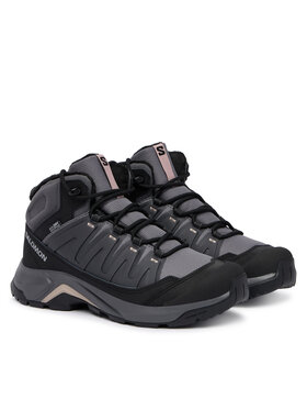 Salomon Salomon Παπούτσια πεζοπορίας X- Adventure Coldrush Wp W L45396500 Γκρι