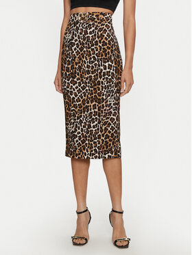 Elisabetta Franchi Elisabetta Franchi Puzdrová sukňa GO-0694-7E2-V380 Hnedá Slim Fit