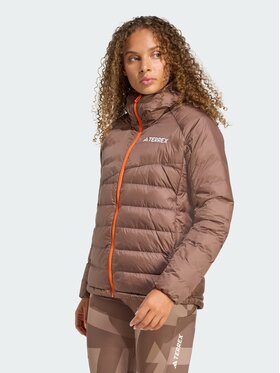 adidas adidas Kurtka puchowa Terrex Xperior Brązowy Regular Fit