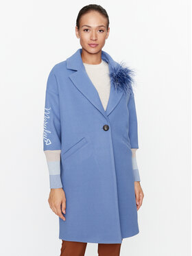 Maryley Maryley Demisezoninis paltas 23IB148/M11 Mėlyna Regular Fit