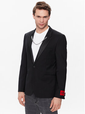 Hugo Hugo Švarkas 50483142 Juoda Extra Slim Fit