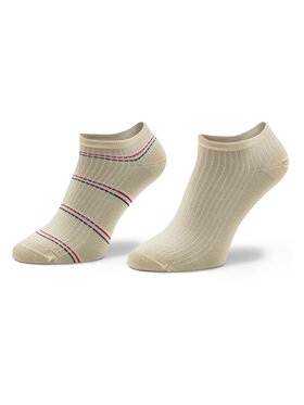 Tommy Hilfiger Tommy Hilfiger Sada 2 párů dámských nízkých ponožek 701223804 Béžová