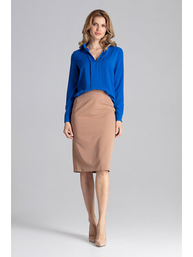 FIGL FIGL Koszula M621 Niebieski Loose Fit