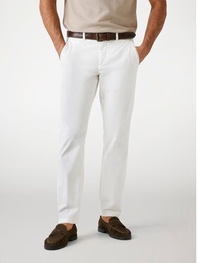 Guess Guess Spodnie materiałowe 175925 Biały Regular Fit