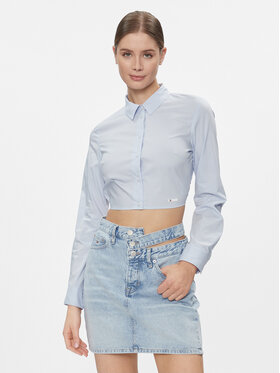 Tommy Jeans Tommy Jeans Hemd DW0DW17344 Himmelblau Slim Fit