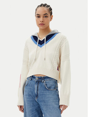 PINKO PINKO Džemperis Breithorn Maglia 104621 Écru Relaxed Fit