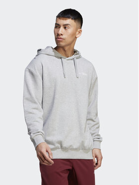 adidas adidas Суитшърт Terrex Logo IB6564 Сив Regular Fit