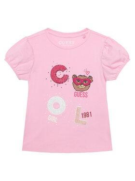 Guess Guess T-Shirt K6RI05 K6YW4 Rosa Regular Fit