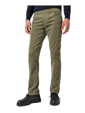 Wrangler Wrangler Spodnie materiałowe 112355087 Zielony Straight Fit