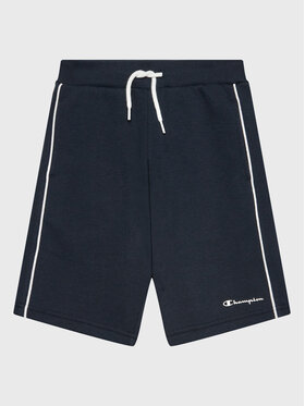 Champion Champion Спортни шорти Script Logo 306147 Тъмносин Regular Fit
