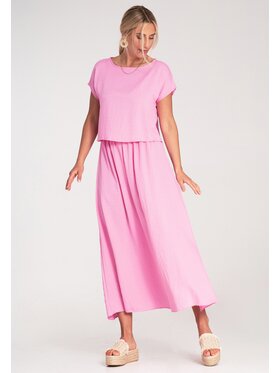 FIGL FIGL Súprava blúzka a sukňa M1219 Ružová Regular Fit