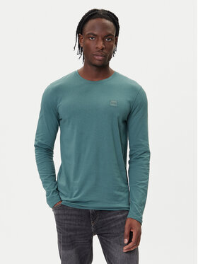 BOSS BOSS Longsleeve Tacks 50512111 Grün Regular Fit