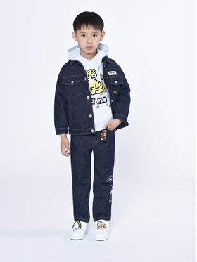 Kenzo Kids Majica Dugih Rukava K25767 S Svijetloplava Regular Fit