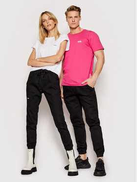 Diamante Wear Diamante Wear Joggery Unisex Jeans V3 5344 Czarny Regular Fit