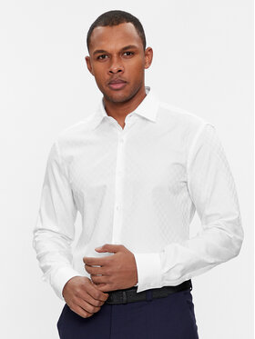 HUGO Hugo Košulja Kenno 50508316 Bijela Slim Fit