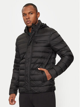 Geox Geox Geacă din puf Warrens M4625E T3146 F9000 Negru Regular Fit