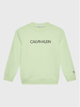 Calvin Klein Jeans Calvin Klein Jeans Bluza Institutional Logo IU0IU00162 Zielony Regular Fit