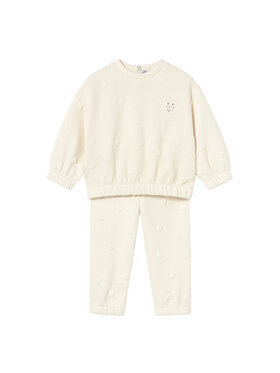 Mayoral Mayoral Dres 2844 Beżowy Regular Fit