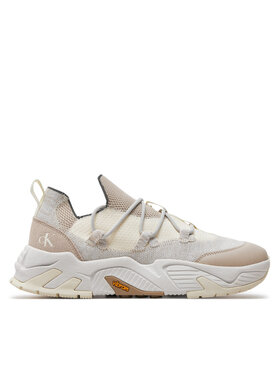 Calvin Klein Jeans Calvin Klein Jeans Tenisice Chunky Vibram Sock Mix Mg Uc YM0YM00962 Écru