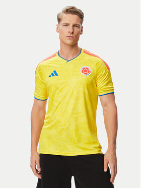 adidas adidas Techniniai marškinėliai Colombia 26 Home Replica JL6972 Geltona Slim Fit