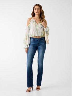 Guess Guess Jeansy 181117 Modrá Straight Fit