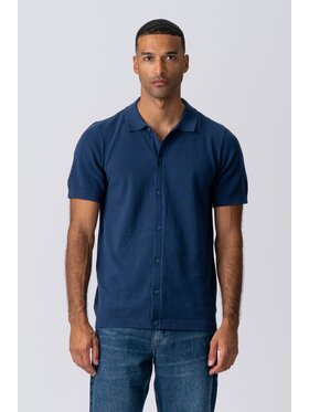 TeeShoppen TeeShoppen Koszula 'Basic Collection' Niebieski Regular Fit