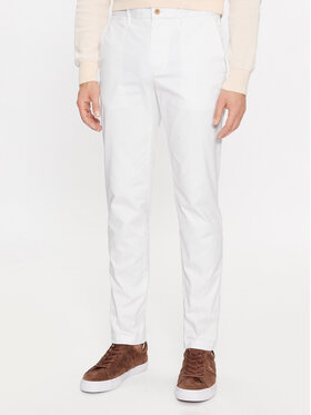 Tommy Hilfiger Tommy Hilfiger Chino kalhoty Bleecker MW0MW26619 Bílá Slim Fit