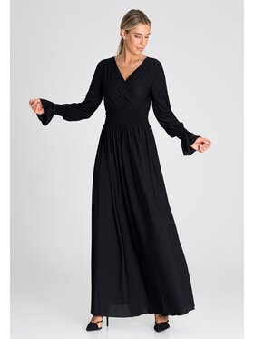 FIGL FIGLFIGL Vestito SUKIENKA M940 Nero Regular Fit